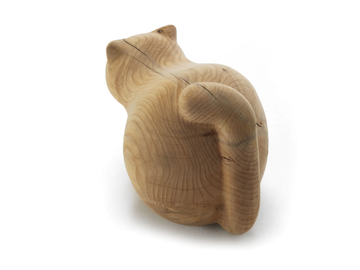 NEKO - Solid cedar wood sculpture by Riva 1920 - view 3